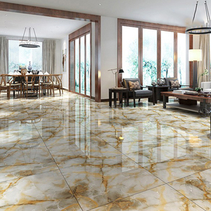 Baldosa de <span class=keywords><strong>Porcelana</strong></span> Pulida Brillante con Diseño de Ladrillo, Moderna, para Piso de Habitación, 600x600mm, Uso Interior, Antideslizante - Product Image 1
