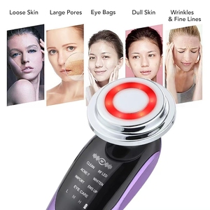 Masajeador Facial, Reafirmante de Piel, Lifting Facial, Blanqueador, Cuidado de la Piel, Portátil, Tecnología de Vibración con Calor, Recargable - Product Image 4