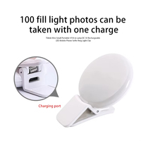 Mini trépied portable BST avec anneau lumineux LED pour selfie, lampe d'appoint pour diffusion en direct, rechargeable et étanche
