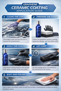 น้ำยาเคลือบเซรามิกขั้นสูง PROSHINE ขนาด 70 มล. ชุดดูแลรักษารถยนต์สำหรับปกป้องสีรถยนต์ อายุการใช้งาน 9 ปี - Product Image 2
