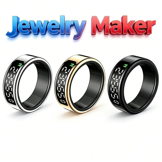 XZX Customizable Smart Ring Stainless Steel NFC Enabled Waterproof Wearable Jewelry for Men Women and Teenagers