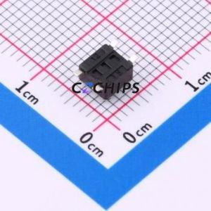 TS010-TBW1EH3.5 Tactile Switch SMD-4P,4.5x4.5mm Switch Single Pole Single Throw Round Button 1.8N Vertical Mount - Product Image 2