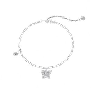Dylam Personalized Statement Design Jewelry Manufacturer Oem Odm S925 Silver Butterfly Pendant 5A CZ Zirconia Bracelet - Product Image 1