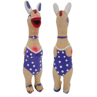 Poulet en latex amusant avec des oreilles de lapin Jouets pour chiens en caoutchouc