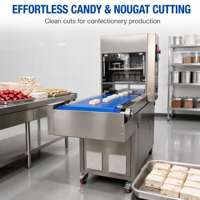 Machine de découpe alimentaire ultrasonique avancée Wanli pour boulangerie, pain, fromage et confiseries
