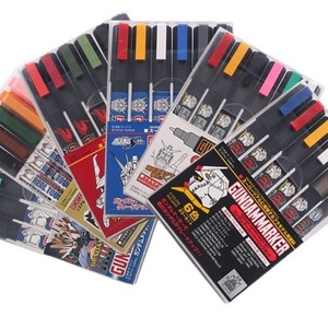 County Scholar Gundam <b>Marker</b> Set GMS108 Permanent Ink Model Coloring <b>Pens</b> For Hobby Assembly Detailing - Product Image 1