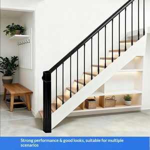 <span class=keywords><strong>Escalera</strong></span> Recta <span class=keywords><strong>de</strong></span> Hierro Forjado <span class=keywords><strong>de</strong></span> Doble Viga Moderna y Personalizada <span class=keywords><strong>para</strong></span> Interiores <span class=keywords><strong>de</strong></span> Loft, Dúplex, <span class=keywords><strong>Segundo</strong></span> <span class=keywords><strong>Piso</strong></span> - Product Image 4