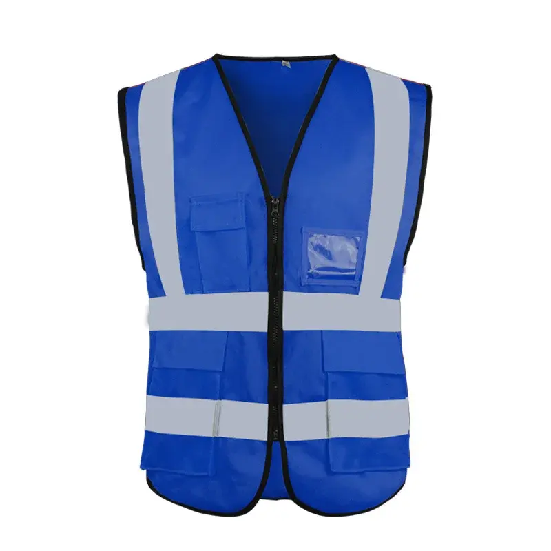 Yüksek görünürlük güvenlik üniforma yansıtıcı yelek güvenlik yelek karayolu yol işçileri güvenlik kıyafetleri