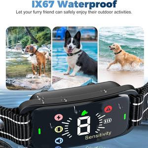 Collar Antiladridos Recargable, Impermeable IP67, Ecológico, Personalizable, con 8 Niveles de Sensibilidad Ajustables, Dispositivo Inteligente de Entrenamiento para Perros, 4 Modos, Más de 20 - Product Image 5