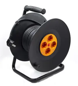 European/French Type Plastic Electrical Cable Reel with Thermal Protection