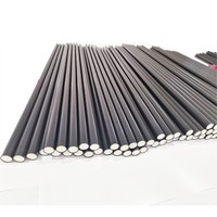Tube de queue de billard et de snooker en fibre de carbone de 13,3 mm, embout Protaper avec rembourrage en mousse