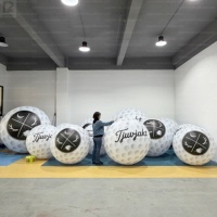 Ballon de golf gonflable personnalisé résistant aux intempéries, portable, lumineux, pour événements extérieurs et usage commercial