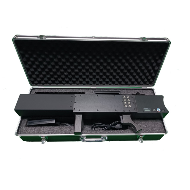 Высокопроизводительный 6-диапазонный Дрон-пистолет 1,2 км, Дрон, система защиты от БПЛА