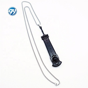 Collana in Lega Modello Arma 2B di NieR Automata, Gioiello del <span class=keywords><strong>Gioco</strong></span> YoRHa Battle Unit - Product Image 5