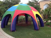 Publicité personnalisée Glamping Gonflables Araignée Ombre Événement Tente commerciale Extérieure