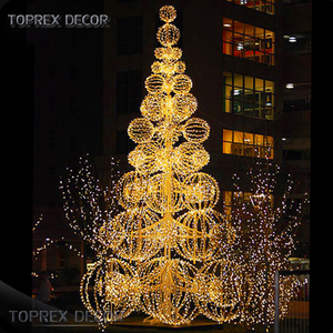 Boule <span class=keywords><strong>de</strong></span> Noël géante LED commerciale d'extérieur <span class=keywords><strong>de</strong></span> 20 pieds, 30 pieds, 40 pieds, 50 pieds, décorations <span class=keywords><strong>de</strong></span> Noël pour arbre <span class=keywords><strong>de</strong></span> Noël - Product Image 4