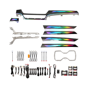 Lampu LED dinamis Symphony 256 warna untuk Honda Accord 10th Gen menginspirasi 2018-2022 serat karbon pencahayaan Interior otomatis - Product Image 1