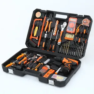 Venta al por mayor de fábrica, taladro eléctrico de litio, Kit de reparación de electricista, juego multifunción de herramientas eléctricas, juego combinado de herramientas eléctricas - Product Image 5