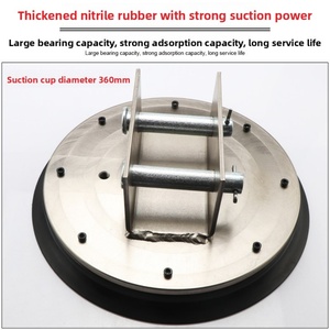 Ventosa de vacío de caucho de nitrilo de alta resistencia para uso industrial, accesorios para manipulador de 360 mm, dispositivo de elevación, plataforma de carga láser - Product Image 2