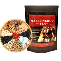 Thé à base d'herbes séchées 100% naturelles pour hommes, fabricant de thé à forte vitalité des reins pour hommes
