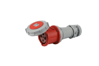 Prise électrique étanche IP67 industrielle 63A 3/4/5 broches, ensemble de prises et fiches standard avec 4 prises