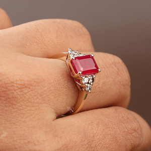 Anillo de Compromiso con Diamante Cultivado en Laboratorio de 2.5 Quilates para Mujer, Joyería Fina Premium en Plata, Oro de 10K, Oro de 14K, Oro de 18K, Anillo de Novia de Lujo - Product Image 4