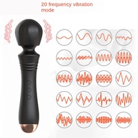 YIJI AV Vibrierender Dildo Multi-Frequenz Kraftvolle Vibration G-Punkt-Massagegerät Faszienpistolen-Kopf Masturbations-Sexspielzeug