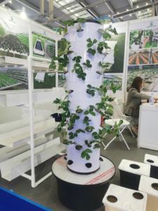 Agriculture hydroponique tour de <span class=keywords><strong>jardin</strong></span> grande 10 couches avec système de 60 trous pour la famille plante laitue <span class=keywords><strong>salade</strong></span> fraise - Product Image 3