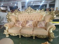 Ensemble de canapés en cuir 1+2+3 pour salon, fabrication Foshan 2023