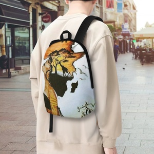 Sac d'école personnalisé pour enfants imprimé pour filles africaines sac à dos d'école sac à dos d'université à fermeture éclair métallique en option sac à dos unisexe pour femme - Product Image 4