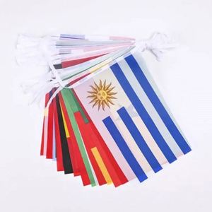 ธงโพลีเอสเตอร์แบบกำหนดเองสำหรับแขวนประดับตกแต่งธงประเทศต่างๆ ในงานฟุตบอลโลก 2026 - Product Image 2