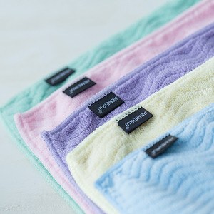 Serviette absorbante pour le visage Jiemeirui, 30x30 cm, motif ondulé, en polaire corail épaissie, pour usage général - Product Image 1