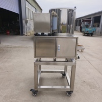 Machine professionnelle de haute qualité pour la fabrication automatique de galettes de hamburger, avec moteur et construction en acier inoxydable