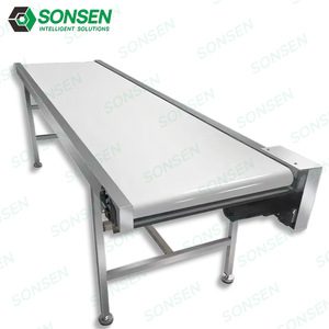 2025 tùy chỉnh PU băng tải vành đai PVC Băng tải vành đai độ cao song song dốc loại leo dây chuyền lắp ráp - Product Image 1