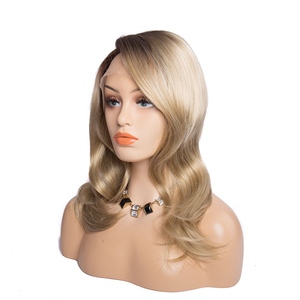 Ad alta Temperatura sintetica premium wig27/613 # colore di evidenziazione parrucca sintetica anteriore del merletto parrucca di capelli In Fibra Sintetica per cosplay - Product Image 3
