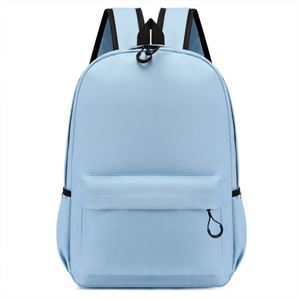 กระเป๋าเป้สะพายหลังนักเรียนแฟชั่นใหม่สีพื้นขายส่งหลากหลายขนาด - Product Image 4