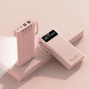 Chargeur rapide portable 30000mAh avec 4 câbles intégrés, batterie externe grande capacité, urgence extérieure - Product Image 3