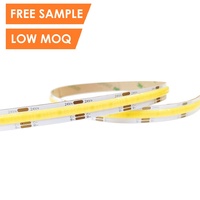 Bande LED CCT double blanc réglable, blanc réglable COB 24V 12V IP20/IP66, bandes lumineuses pour éclairage DC12V 5m MOQ