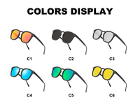 Gafas de Sol de viaje de moda al aire libre para mujer superventas logotipo personalizado gafas de sol de pesca polarizadas para hombre
