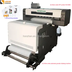 Factory high cost performance digital A2 size XP600 heads 60cm DTF pet transfer film printer for T-shirt printing