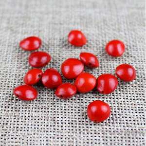 Perles de Bodhi en forme de cœur rouge, en vrac, pour la fabrication de bijoux, origine Yunnan, emballage en vrac SSHD01 - Product Image 2