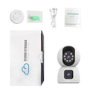 K12 lente dual 1080P WiFi Cámara IP 360 grados PTZ seguridad para <span class=keywords><strong>el</strong></span> hogar inteligente <span class=keywords><strong>crucero</strong></span> Monitor cámara de vídeo de bebé visión nocturna - Product Image 6