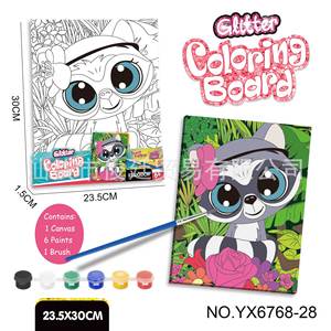 Ensemble de tableaux à colorier en papier pour enfants, jouet éducatif pour l'apprentissage précoce, peinture à l'aquarelle, design sirène - Product Image 4