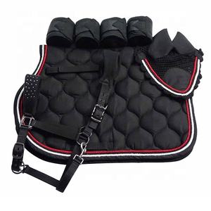 แผ่นรองอานม้าม้าทำจากผ้าฝ้ายผสมโพลีเอสเตอร์มีผ้าพันแบบคล้องคอ - Product Image 3