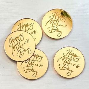 Vente en gros Acrylique <span class=keywords><strong>Maman</strong></span> Double Couche Acrylique Cupcake Dessert Décoration de Gâteau Fournisseurs - Product Image 1