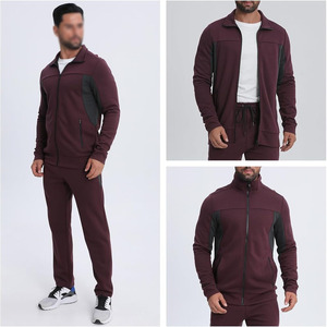 ชุดวอร์มกีฬาคุณภาพสูง ระบายอากาศได้ดี สำหรับฤดูใบไม้ร่วงและฤดูหนาว มีซิป ไซส์ใหญ่ ผลิตจากไนลอนและโพลีเอสเตอร์ เหมาะสำหรับการฝึกซ้อมฟุตบอล/ซอคเกอร์ - Product Image 2