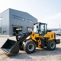 Chargeuse sur pneus compacte haute performance SYNBON 920, capacité de 2 tonnes, chargeuse frontale avec certification CE pour l'agriculture et la construction