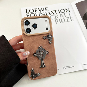 เคสโทรศัพท์มือถือหนัง 3 มิติ สไตล์เรโทรส่วนตัว สำหรับ iPhone 17 <span class=keywords><strong>Air</strong></span>  สำหรับ Apple 16 Pro <span class=keywords><strong>Max</strong></span> อุปกรณ์เสริม DIY ทันสมัย รุ่น 13 14 15 Plus - Product Image 6