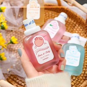 <span class=keywords><strong>Parfum</strong></span> pour bébés filles, étudiantes et enfants, 50 ml, boîte <span class=keywords><strong>rose</strong></span>, <span class=keywords><strong>parfum</strong></span> d'ours, avec brume corporelle légère au lait de pêche, <span class=keywords><strong>parfum</strong></span> <span class=keywords><strong>parfum</strong></span>é - Product Image 4