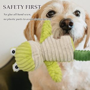 5-Pack Stoere Piepende Hondenspeeltjes Assortiment Pluche Dierlijke Kauwspeelgoed Voor Kleine Middelgrote Puppy 'S - Product Image 5